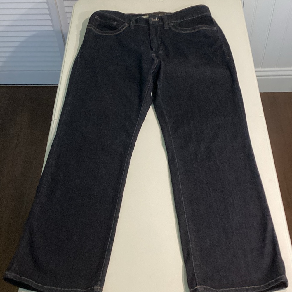 34 Heritage Men's Relaxed Fit Black Jeans